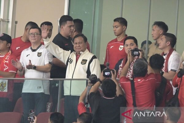 Presiden Prabowo Mendukung Timnas Secara Langsung di GBK