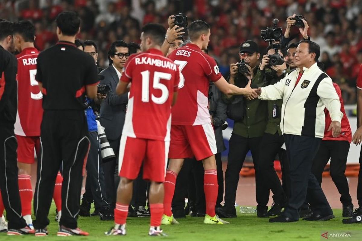 Prabowo Berkesempatan Menyaksikan Pertandingan Timnas Indonesia Melawan China di GBK
